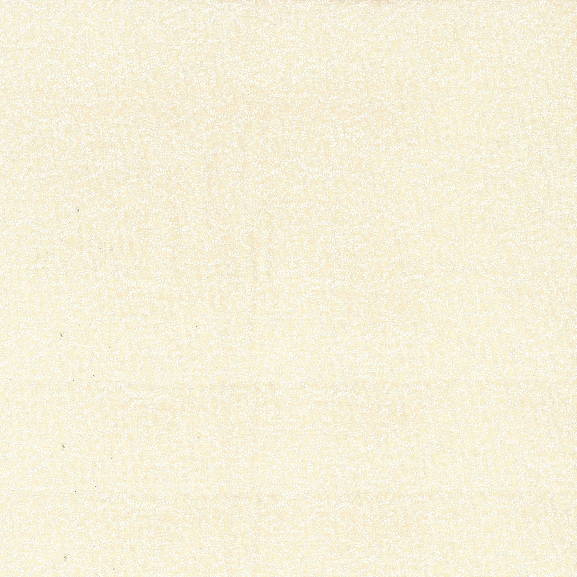 Fabric Traditions Tan Ditsy Floral Cotton Fabric